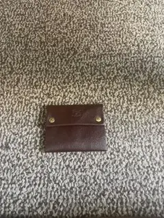 ブラウンレザーコインケース