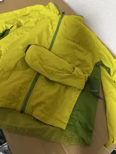 montbell kids 裏地メッシュ ライトグリーン ジャケット 130