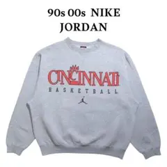 90s 00s NIKE JORDANビッグプリントスウェット ジョーダン