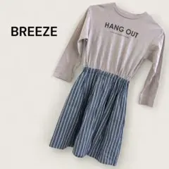 BREEZE フレアワンピース キッズ(女の子) ロングワンピースオールシーズン