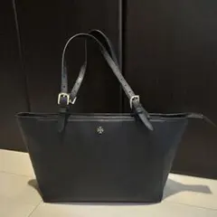トリーバーチ　トートバッグ　紺　ネイビー
