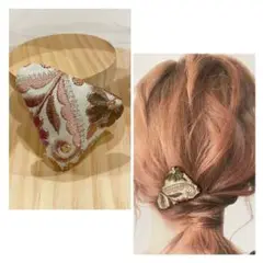 No.45 インド刺繍 ヘアピン スリーピン ぱっちんどめ ヘアアクセサリー