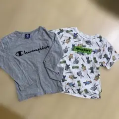 Minecraft マインクラフト Tシャツ 140 チャンピオン　ロンT