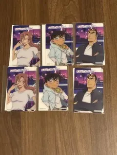 名探偵コナン クリアカード特典 6枚セット ラッキーセガくじ