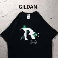 GILDAN Tシャツ ニールサイモン　演劇　RUMORS ブラック