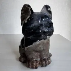 天然石モースアゲートの猫ちゃん　置物　ご購入前に在庫確認必要CZN.130 天然石モースアゲートの猫ちゃん 置物 ご購入前に在庫確認必要CZN.130