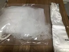 ウェディング小物　ベール&グローブ　セット