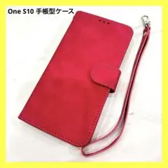 One S10 ケース手帳型ケース　ローズピンク