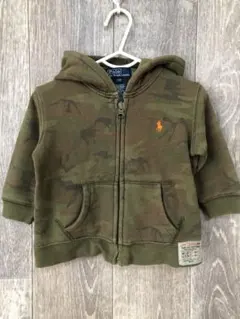 Polo by Ralph lauren 迷彩柄ジップパーカー　12M