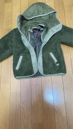 ALPHA フリースジャケット 110サイズ オリーブグリーン