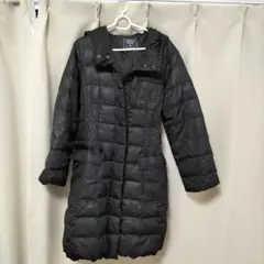 美品 ロングダウンコート ブラック
