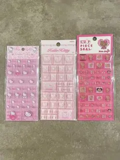 【新品未使用品】ハローキティ タイルシール 3枚セット
