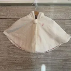 MIKI HOUSE フリースポンチョ 60cm〜80cm