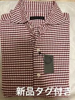 【新品タグ付き】ESTNATION 綿100% 長袖チェックシャツ