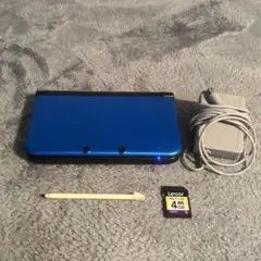 Nintendo 3DS LL ブルー 動作良好 SDカード 充電器 付属