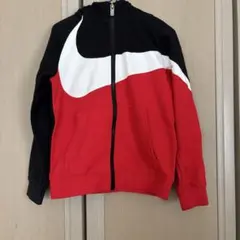 Nike ジップアップフードジャケット 赤黒