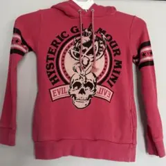 HYSTERIC MINI スカルデザインパーカー 130