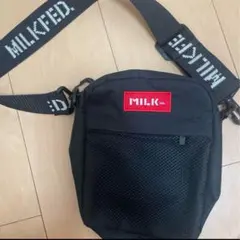MILKFED.　ロゴストラップ付ミニショルダーバッグ