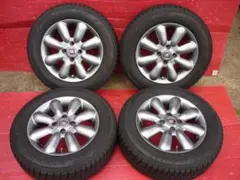 希少フィアット500純正OP ８スポーク+ピレリ175/65R14スタッドレス 希少フィアット500純正OP 8スポーク+ピレリ175/65R14スタッドレス