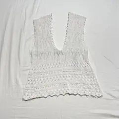 【お値下げ】ZARA レース編みベスト