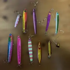 メタルジグ10個セット 収納ケース付き