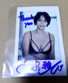 白石茉莉奈 直筆サイン入りチェキ - メルカリ