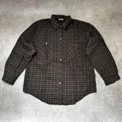 00's vintage カジュアル　チェック柄 長袖シャツ