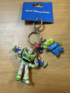 トイストーリー バズライトイヤー リトルグリーンメン ディズニー キーチェーン