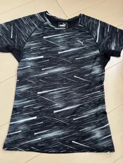 PUMA ストライプ柄 半袖Tシャツ