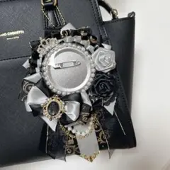 痛ロゼット　グレー×ブラック
