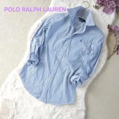 POLO RALPH LAUREN スリムストレッチ ストライプシャツ 0サイズ