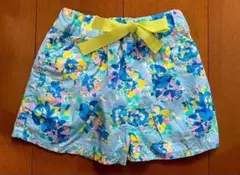 プティマイン　花柄 ショートパンツ　キュロット