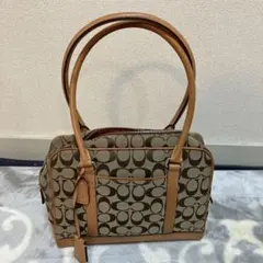 Coach ロゴプリント ハンドバッグ