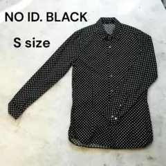 NO ID. BLACK ドット柄 長袖シャツ Sサイズのサムネイル