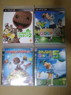 PS3　リトルビッグプラネット２　リトルビッグプラネット　みんなのゴルフ６