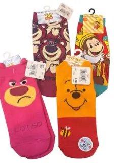 キャラクターソックス4足セット 23-25cm