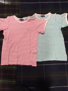 Ralph Lauren ストライプTシャツ 160 2枚セット