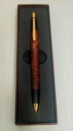 ボナンペン花梨瘤杢特上シャープペンシル0.5mm真鍮金具