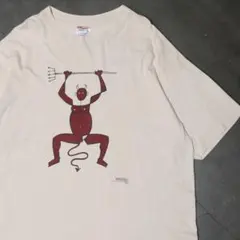 XL★90s★アートTシャツ★火の悪魔★ディアブロ★芸術家★セザール・マンリケのサムネイル