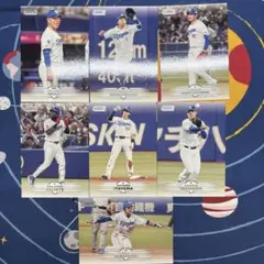 topps NPB STADIUM CLUB 中日セット 7枚