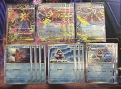 ポケモンカード　メガスターミーex進化ライン＋デッキパーツ