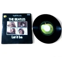 The Beatles Let It Be 　7inch　黒　日本盤