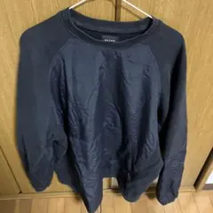 BEAMS M ダークブルー トレーナー