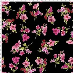 ロラライハリス生地　Jumbo Floral110×45
