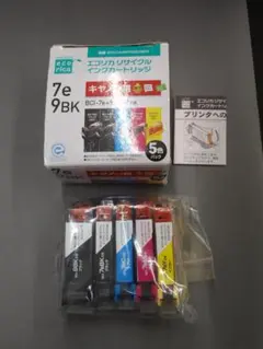 エコリカ リサイクルインク キヤノン BCI-7e+9/5MP 互換 802のサムネイル