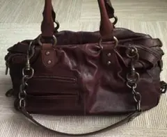 レザー ボストンバッグ