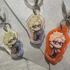 ハイキュー アクリルチャーム クリームinスナック 月島蛍 3コセット