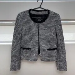 any fam エニィファム ノーカラージャケット ツイード Mサイズ　入学式