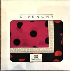 【未使用】GIVENCHY ジバンシィ ハンカチ ドット柄
