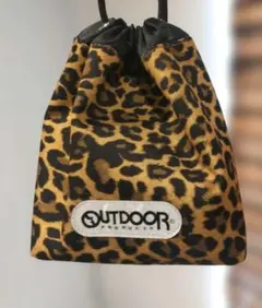 OUTDOOR ヒョウ柄 ショルダーバッグ